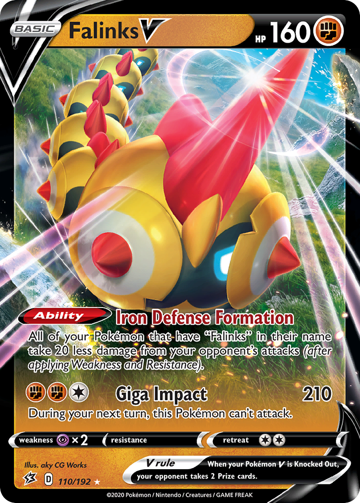 Pokemon Singles - Rebel Clash - Falinks V 110/192