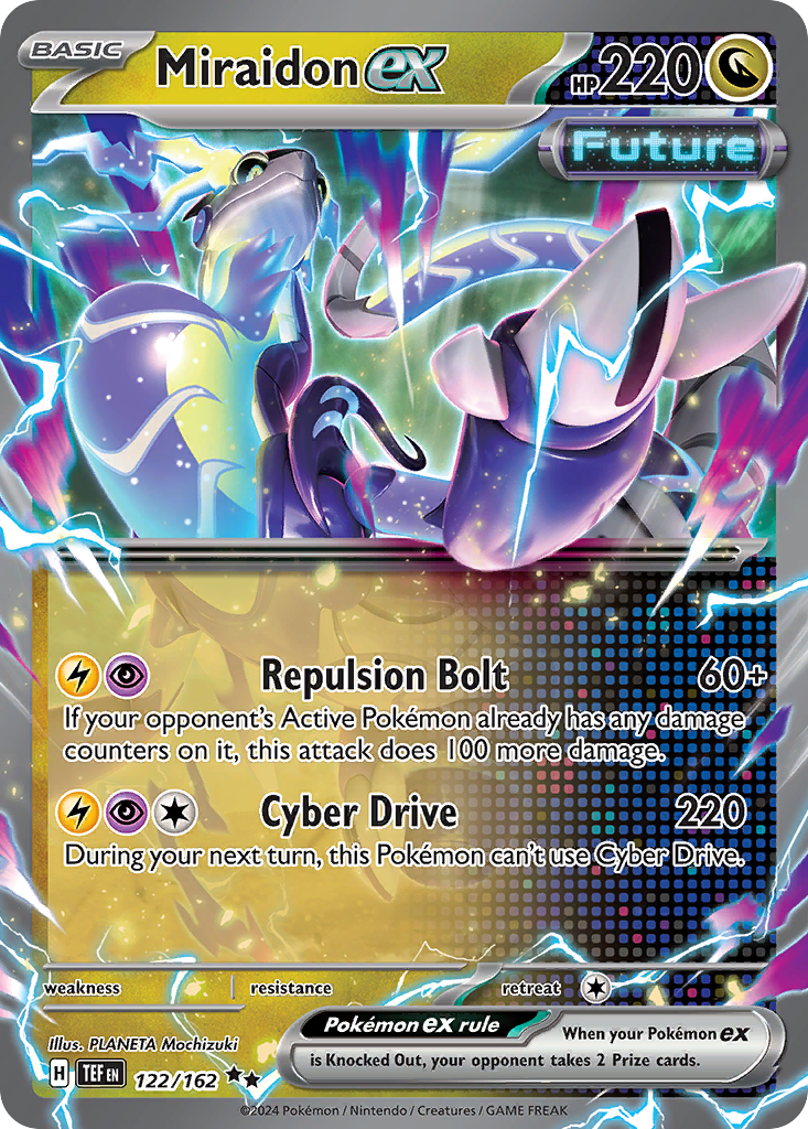Pokemon Singles - Temporal Forces - Miraidon ex 122/162