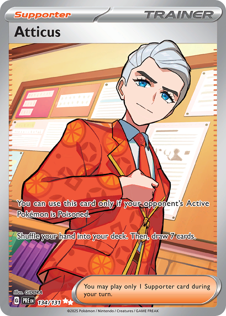 Pokemon Singles - Prismatic Evolutions - Atticus 134/131