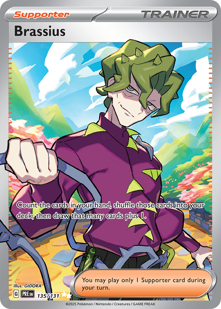 Pokemon Singles - Prismatic Evolutions - Brassius 135/131