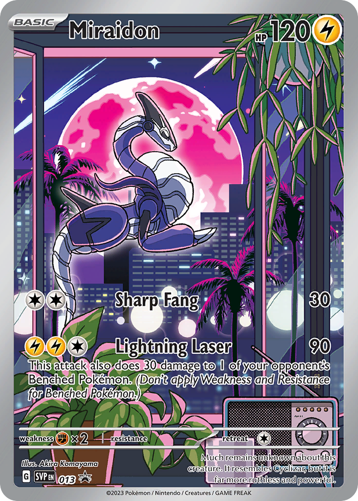 Pokemon Singles - Scarlet & Violet Black Star Promos - Miraidon SVP13