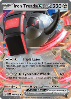 Pokemon Singles - Scarlet and Violet - Iron Treads ex 143/198