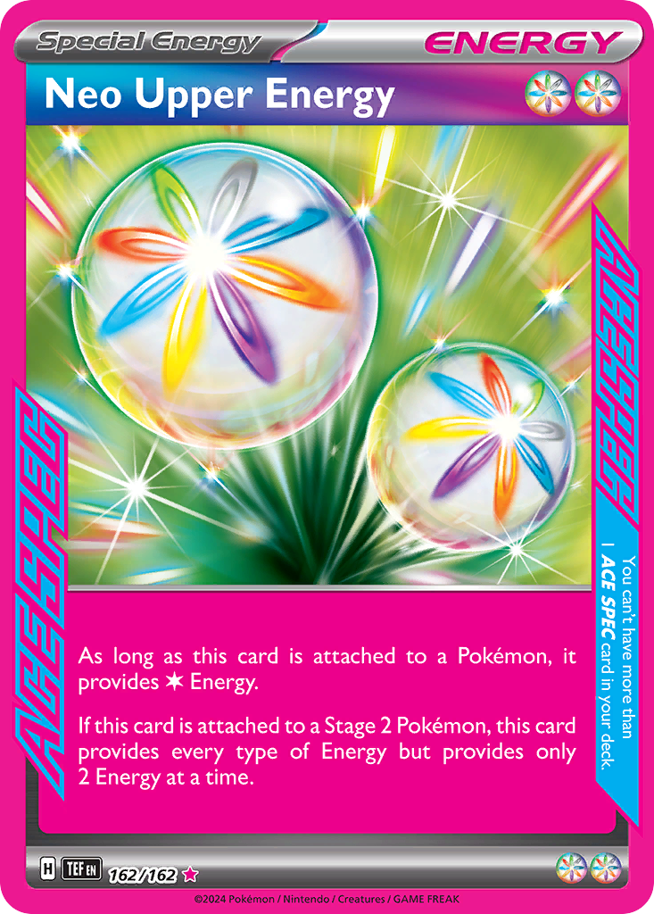 Pokemon Singles - Temporal Forces - Neo Upper Energy 162/162