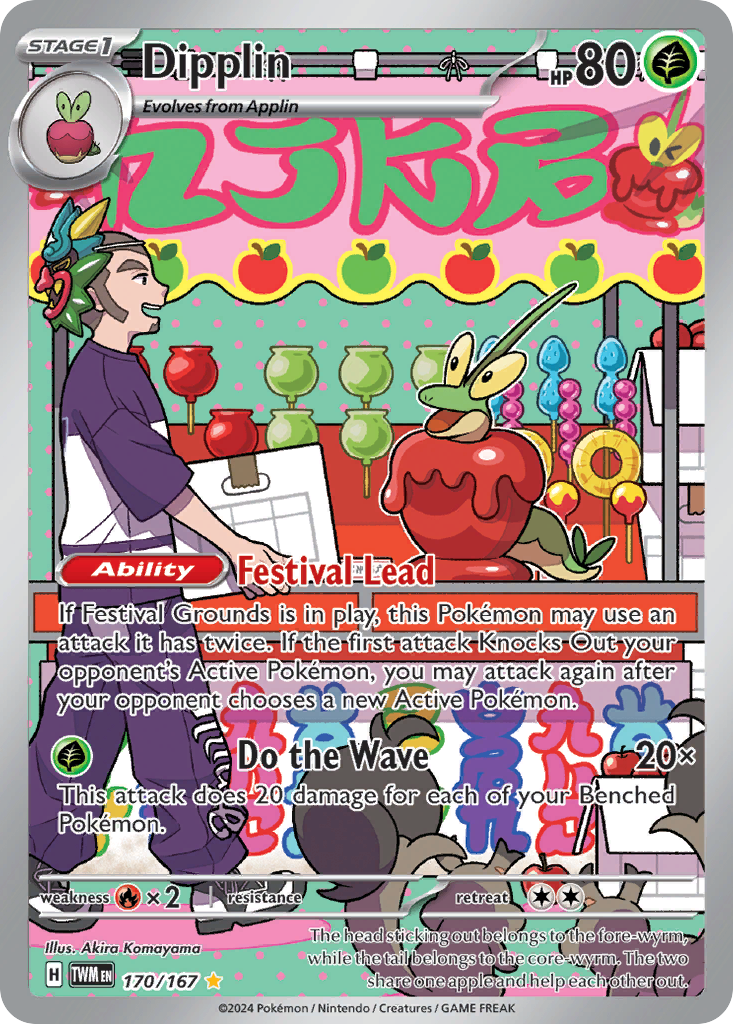 Pokemon Singles - Twilight Masquerade - Dipplin 170/167