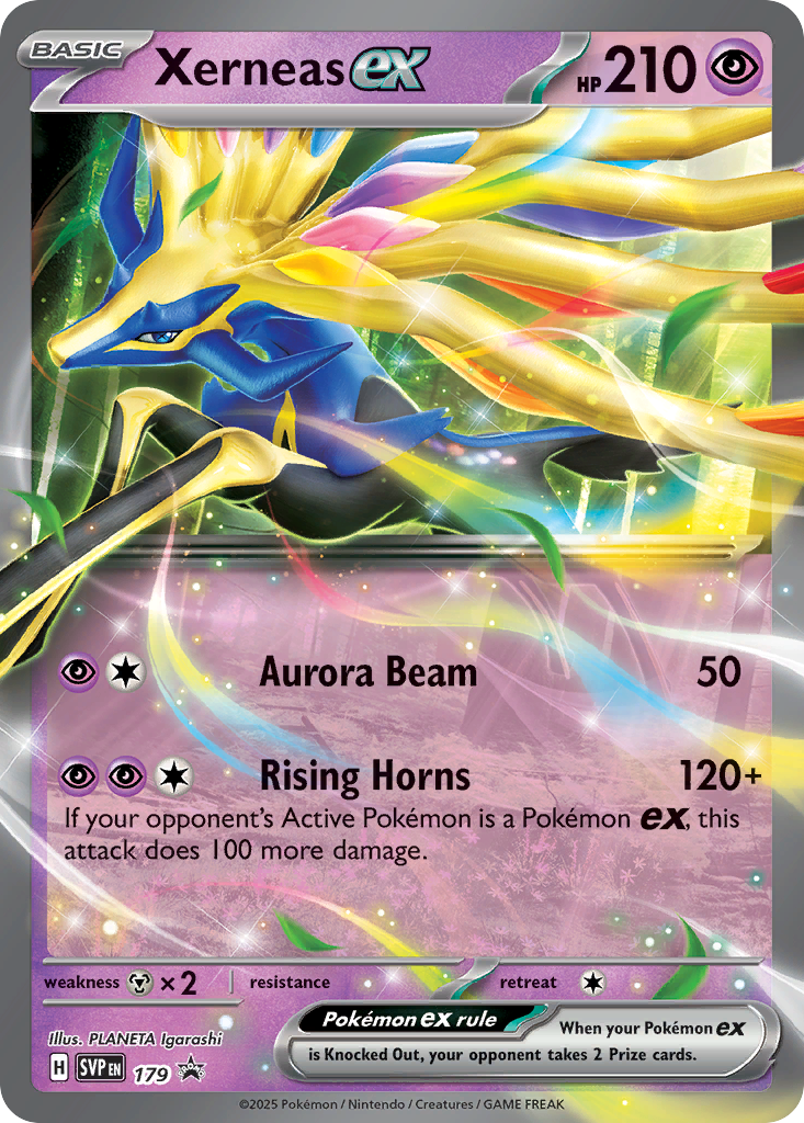 Pokemon Singles - Scarlet & Violet Promos - Xerneas ex SVP179