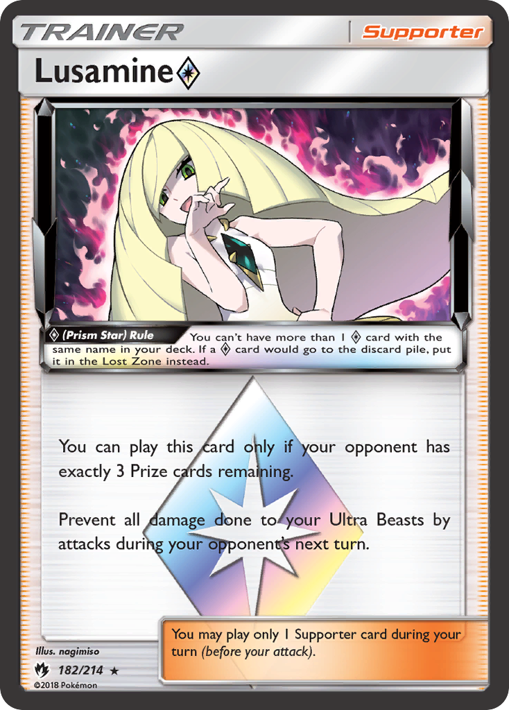 Pokemon Singles - Lost Thunder - Lusamine ◇ 182/214