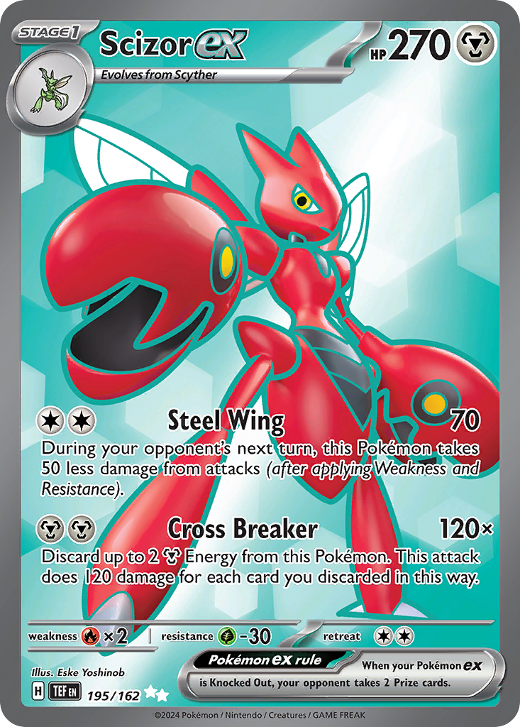 Pokemon Singles - Temporal Forces - Scizor ex 195/162