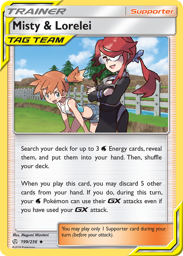 Pokemon Singles - Cosmic Eclipse - Misty & Lorelei 199/236