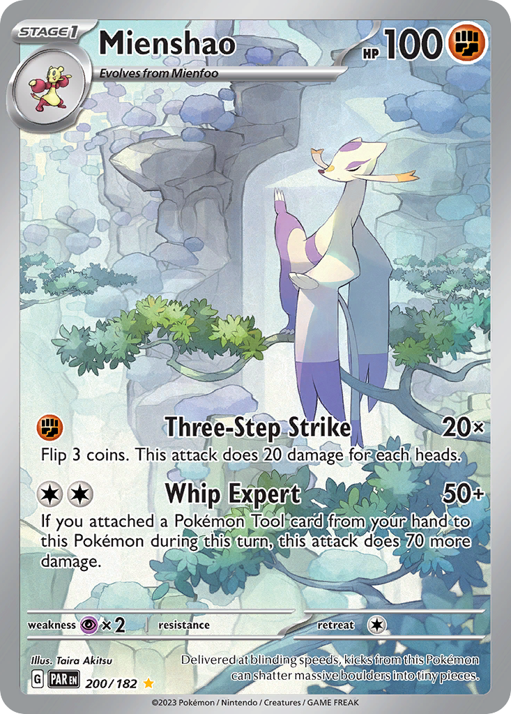 Pokemon Singles - Paradox Rift - Mienshao 200/182
