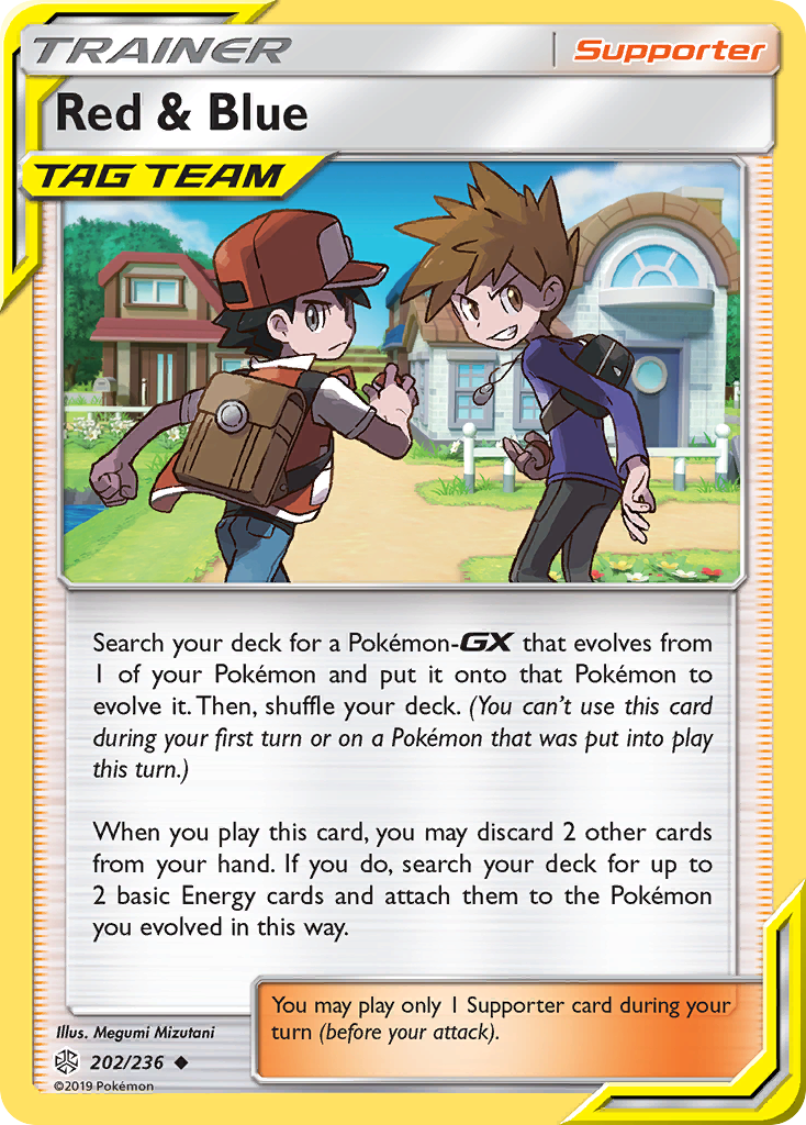 Pokemon Singles - Cosmic Eclipse - Red & Blue 202/236