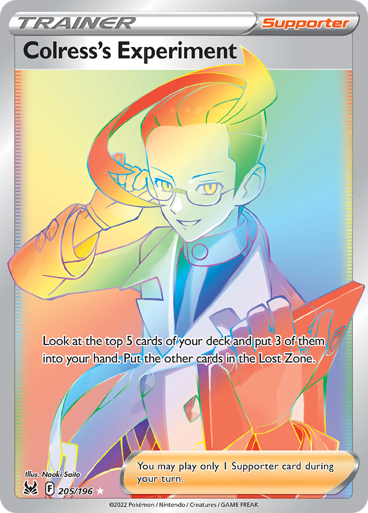 Pokemon Singles - Lost Origin - Colress's Experiment 205/196
