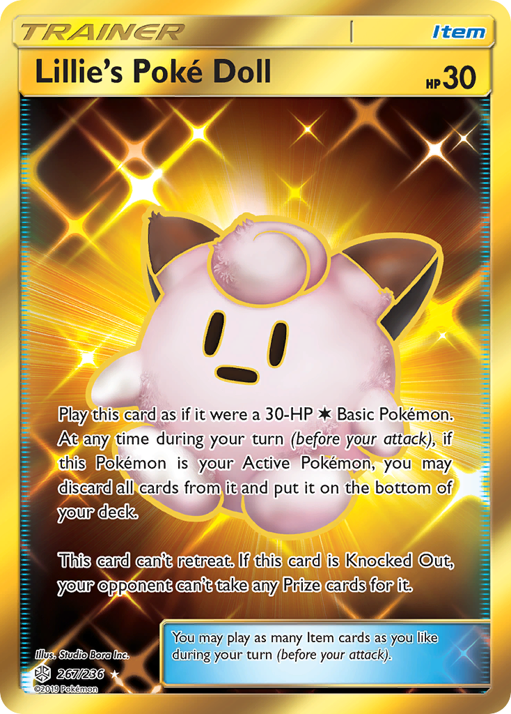 Pokemon Singles - Cosmic Eclipse - Lillie's Poké Doll 267/236