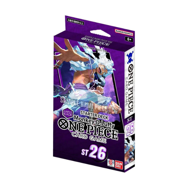 One Piece Card Game - Starter Deck - PURPLE/BLACK Monkey.D.Luffy- (ST-26)