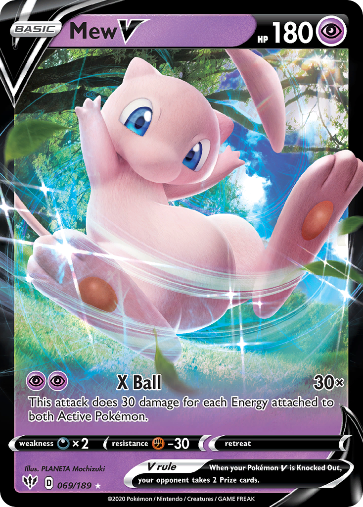 Pokemon Singles - Darkness Ablaze - Mew V 069/189