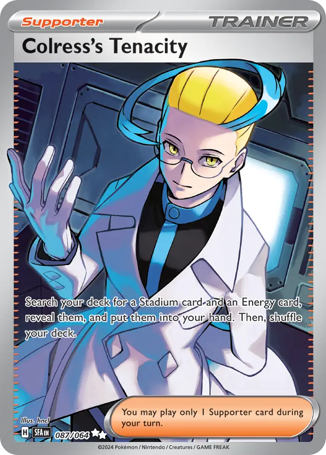 Pokemon Singles - Shrouded Fable - Colress's Tenacity 87/64