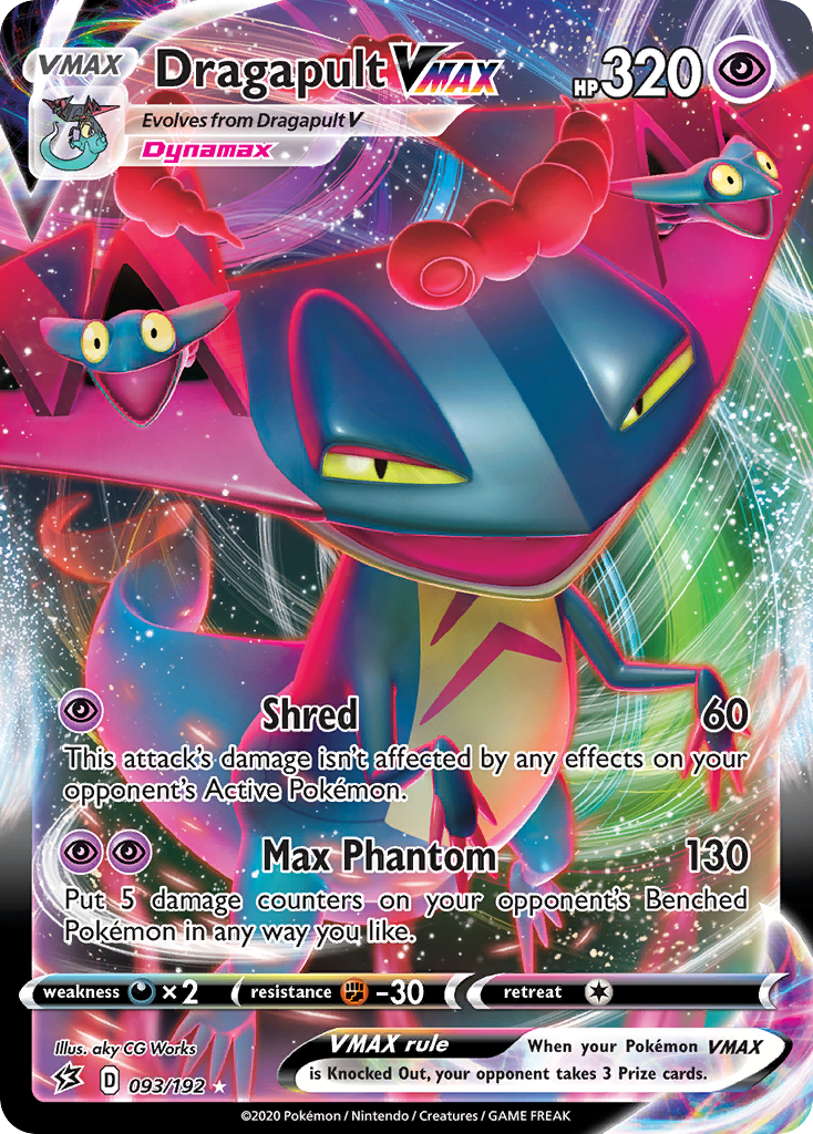 Pokemon Singles - Rebel Clash - Dragapult VMAX 93/192