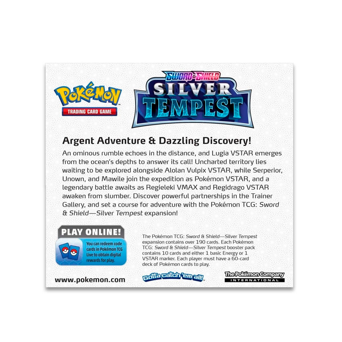 Pokemon - SWSH Silver Tempest Booster Box
