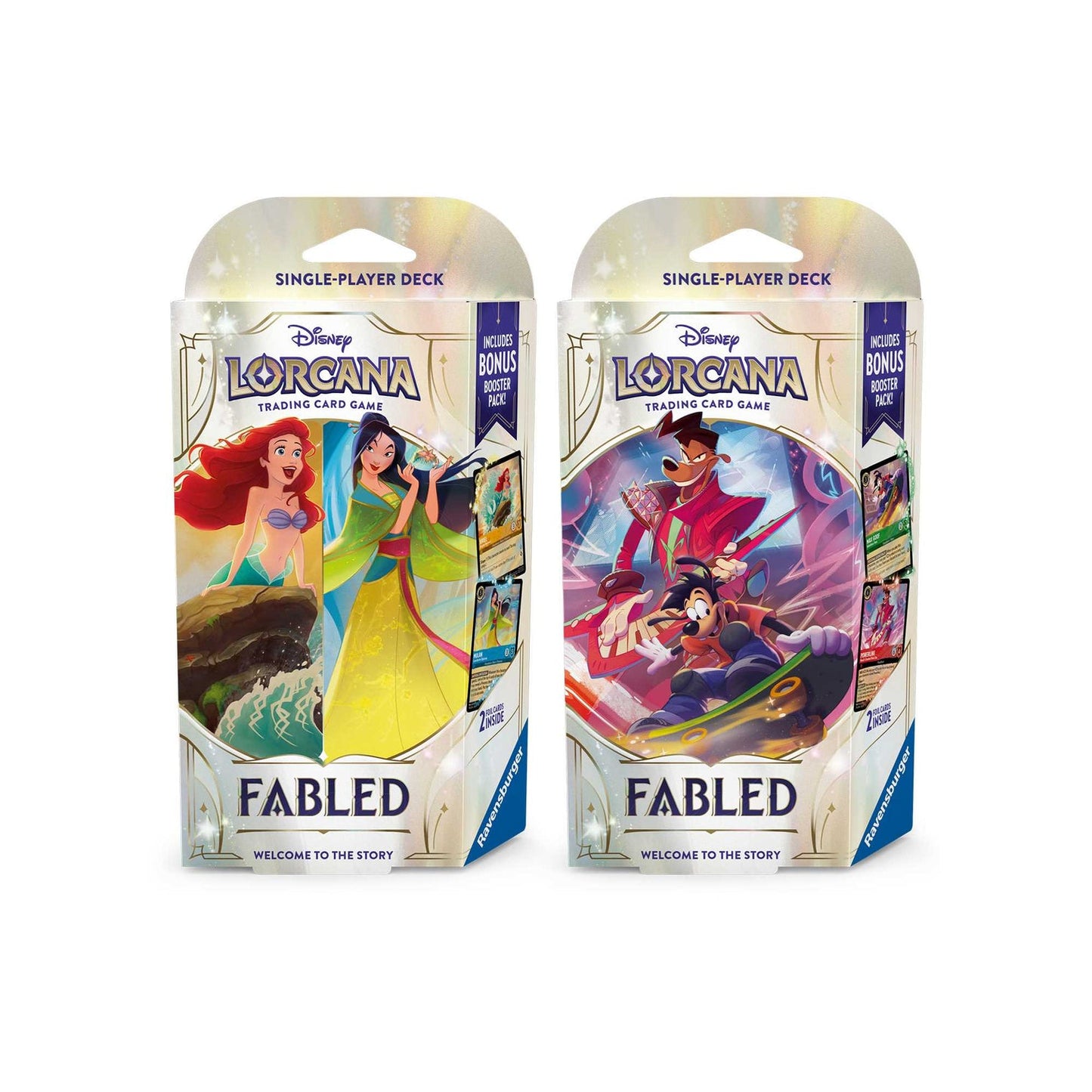 Pre-Order: Disney Lorcana: Fabled Starter Deck - Set 9 - Max Goof & Powerline