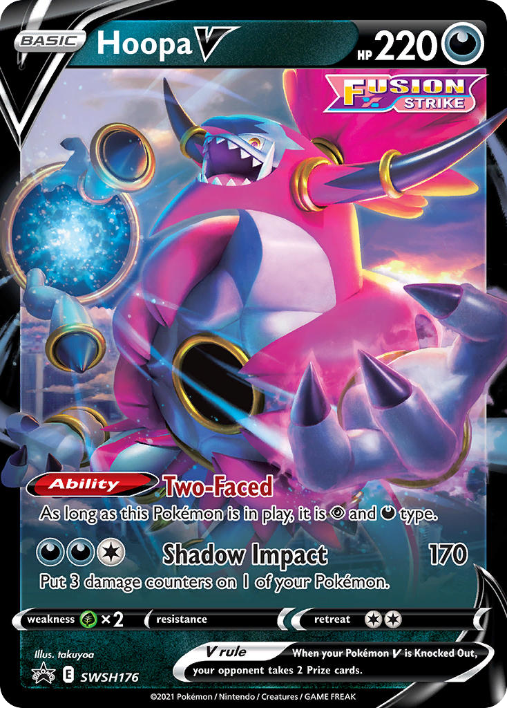 Pokemon Singles - SWSH Black Star Promos - Hoopa V SWSH176