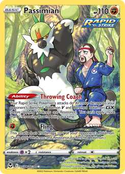Pokemon Singles - Silver Tempest - Trainer Gallery - Passimian TG08/TG30