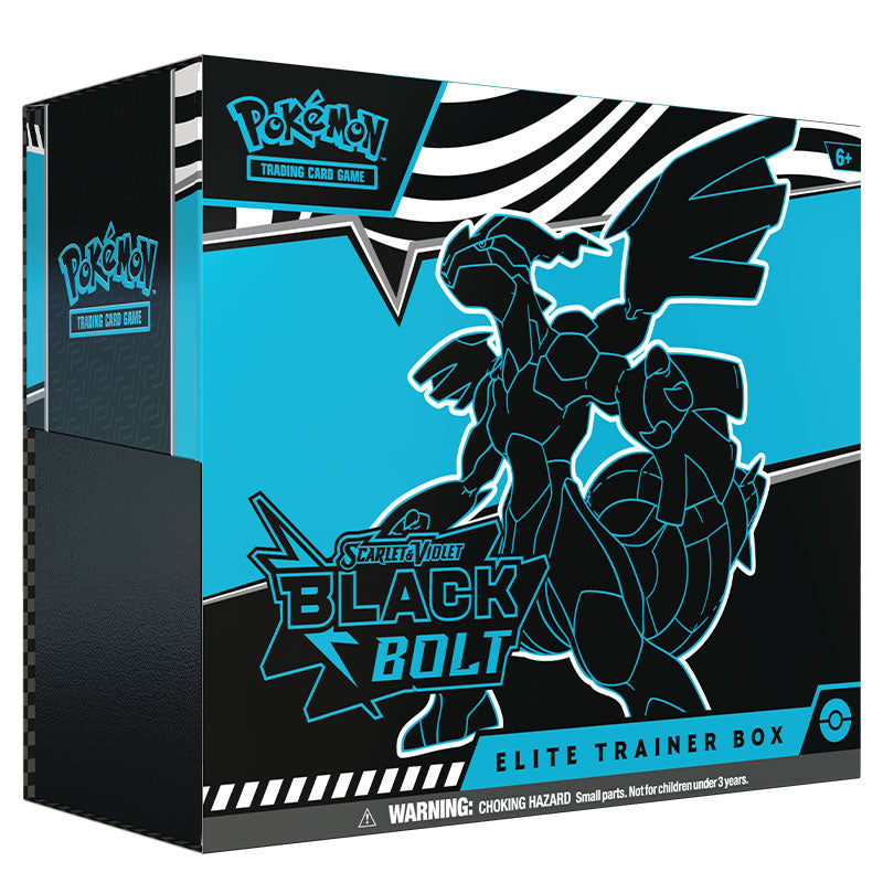 Coming Soon - Pre-Order: Pokemon - Scarlet & Violet 10.5 - Black Bolt - Elite Trainer Box (ETB)