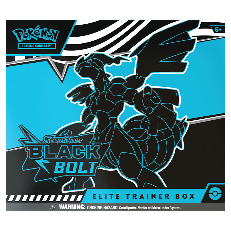 Coming Soon - Pre-Order: Pokemon - Scarlet & Violet 10.5 - Black Bolt - Elite Trainer Box (ETB)