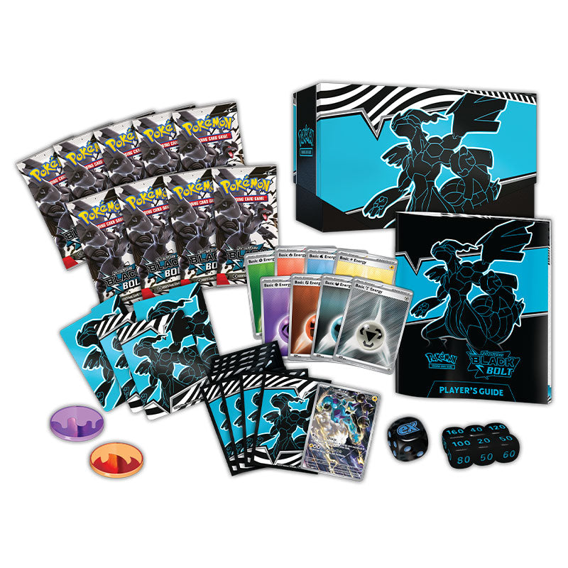Coming Soon - Pre-Order: Pokemon - Scarlet & Violet 10.5 - Black Bolt - Elite Trainer Box (ETB)