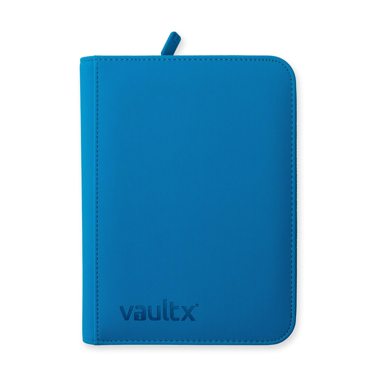 Vault X - 4-Pocket Exo-Tec® - Zip Binder - NEON BLUE