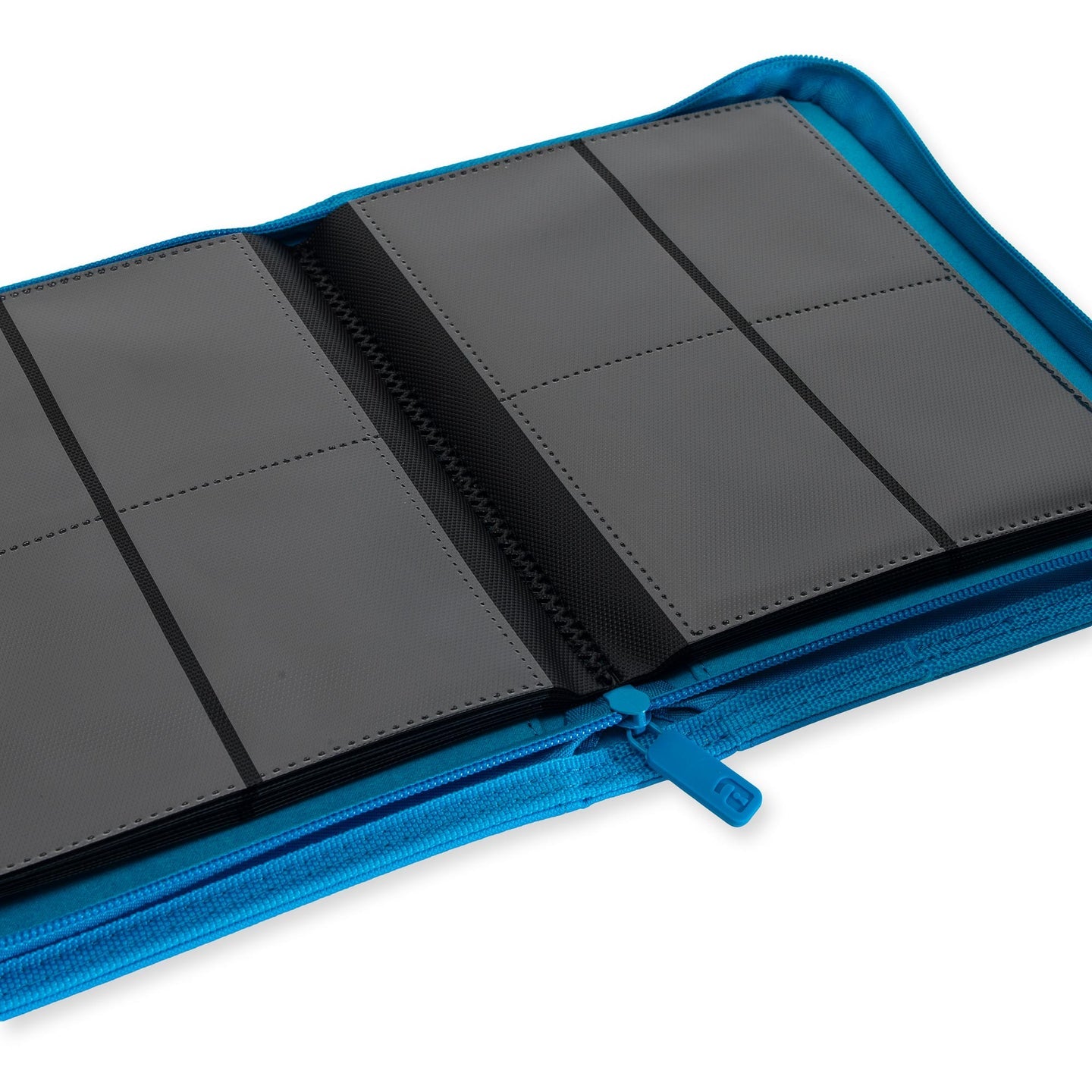 Vault X - 4-Pocket Exo-Tec® - Zip Binder - NEON BLUE