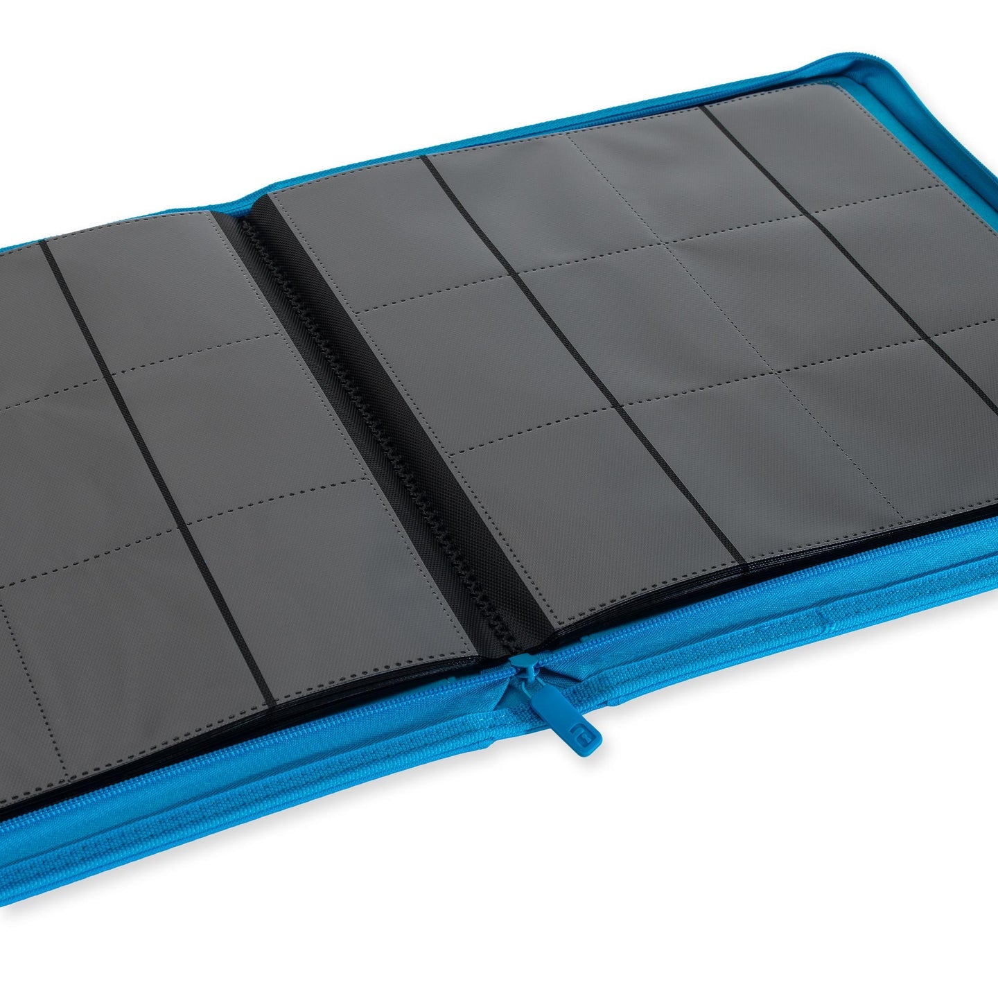 Vault X - 12-Pocket Exo-Tec® - Zip Binder - NEON BLUE