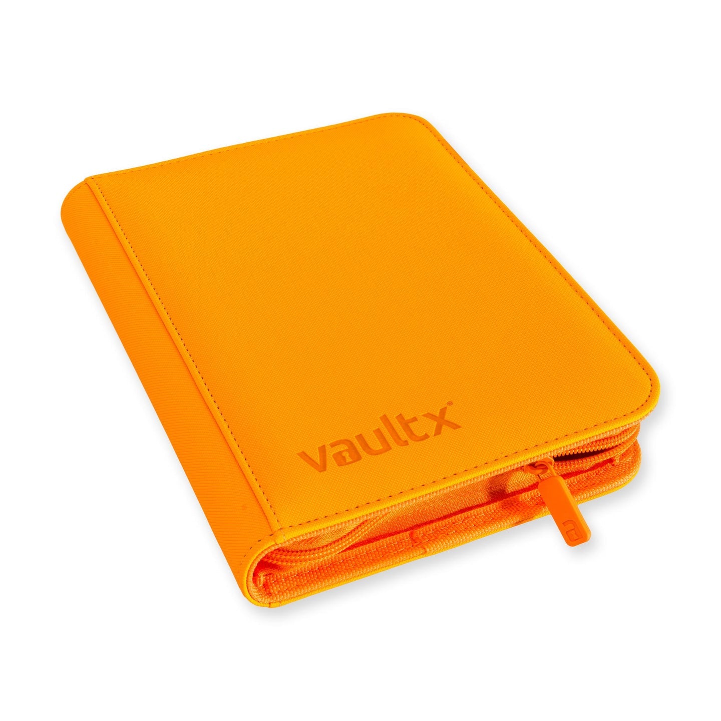 Vault X - 4-Pocket Exo-Tec® - Zip Binder - NEON ORANGE