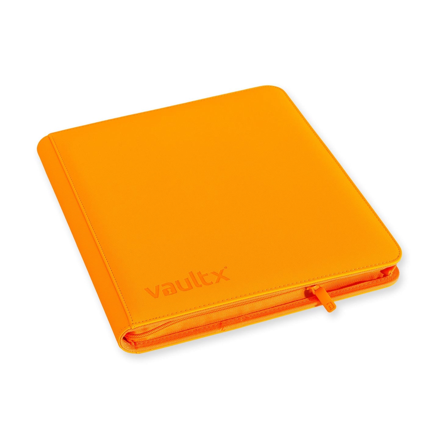 Vault X - 12-Pocket Exo-Tec® - Zip Binder - NEON ORANGE