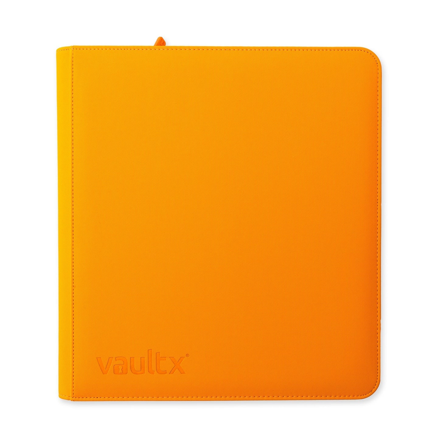 Vault X - 12-Pocket Exo-Tec® - Zip Binder - NEON ORANGE