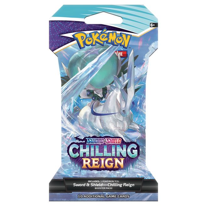 Pokemon - Chilling Reign: Booster Pack (10 Cards) - Sleeved