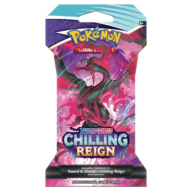 Pokemon - Chilling Reign: Booster Pack (10 Cards) - Sleeved