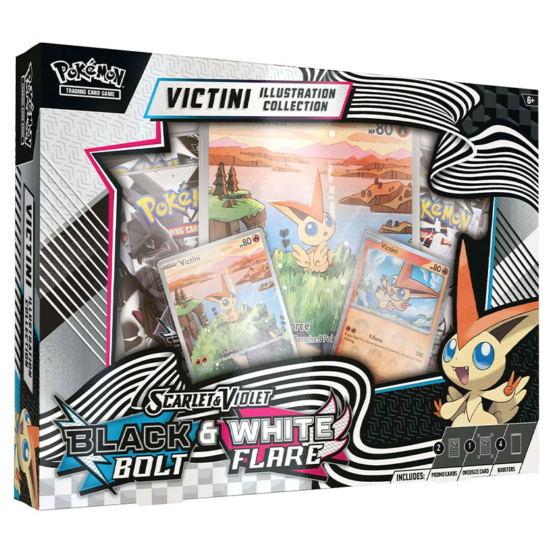 Pokemon - Scarlet & Violet 10.5 - Black Bolt & White Flare Unova Victini Illustration Collection