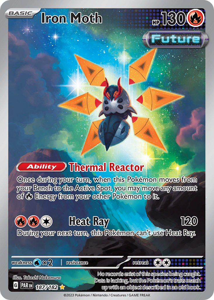 Pokemon Singles - Paradox Rift - Iron Moth 187/182