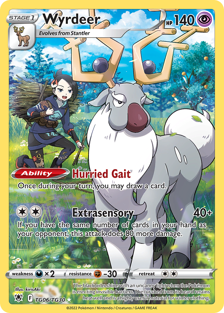 Pokemon Singles - Astral Radiance Trainer Gallery - Wyrdeer TG06/TG30