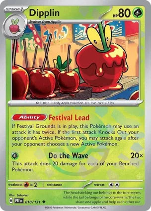 Pokemon Singles - Prismatic Evolutions - Dipplin 010/131 Poke Ball