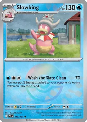 Pokemon Singles - Prismatic Evolutions - Slowking 019/131 - Poke ball