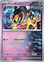 Pokemon Singles - Prismatic Evolutions - Iron Boulder 46/131 - Poke ball