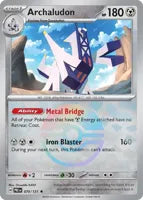 Pokemon Singles - Prismatic Evolutions - Archaludon 70/131 - Poke ball