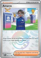 Pokemon Singles - Prismatic Evolutions - Amarys 93/131 - Poke ball
