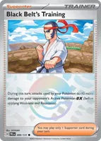 Pokemon Singles - Prismatic Evolutions - Black Belt's Training 99/131 - Poke ball