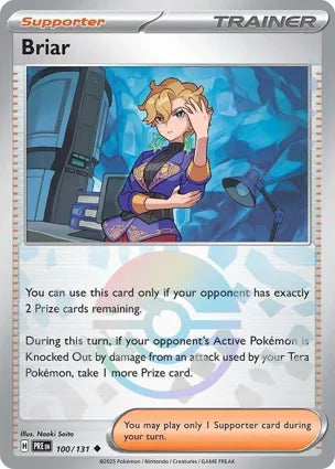 Pokemon Singles - Prismatic Evolutions - Briar 100/131 - Poke Ball