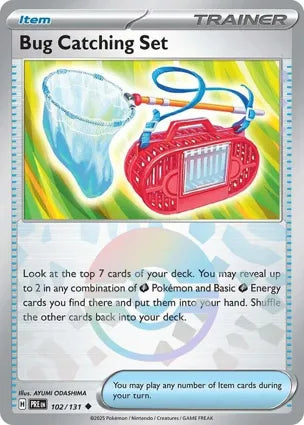 Pokemon Singles - Prismatic Evolutions - Bug Catching Set 102/131 - Poke ball