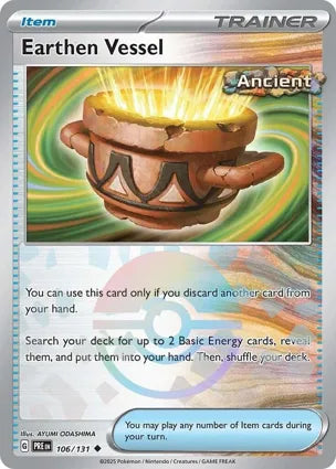 Pokemon Singles - Prismatic Evolutions - Earthen Vessel 106/131 - Poke ball