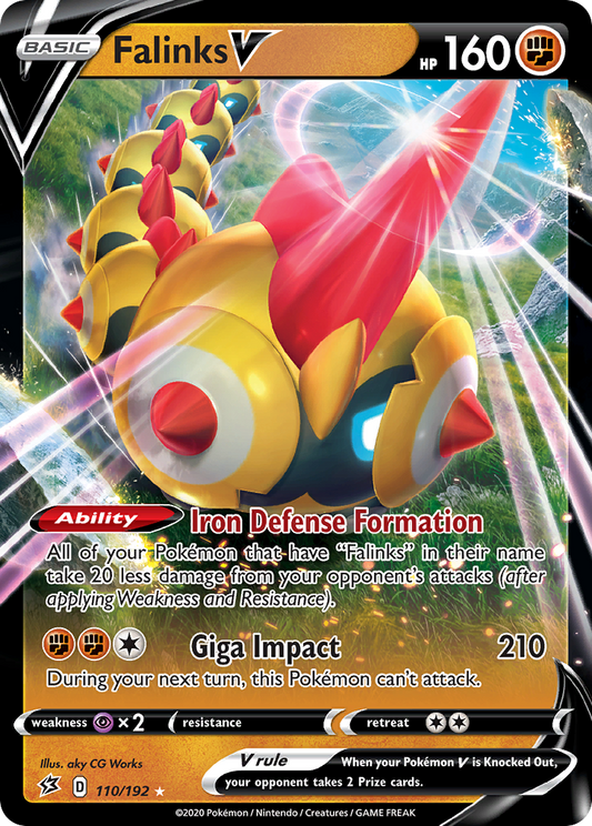 Pokemon Singles - Rebel Clash - Falinks V 110/192