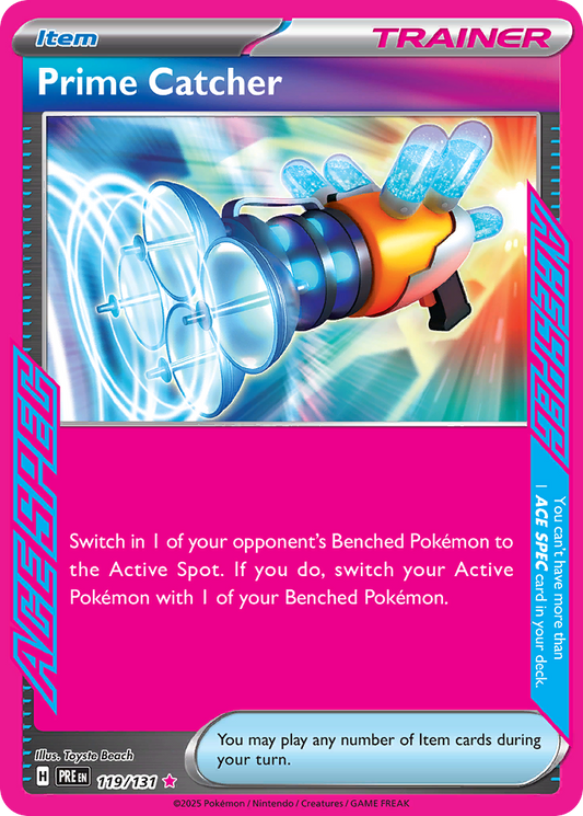 Pokemon Singles - Prismatic Evolutions - Prime Catcher 119/131