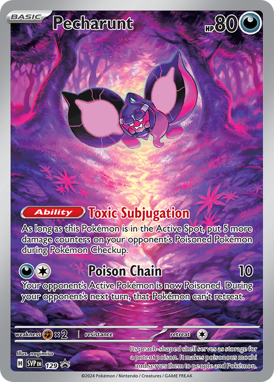 Pokemon Singles - Scarlet & Violet Promos - Pecharunt svp129